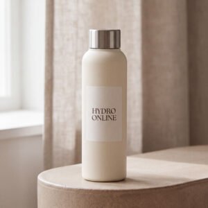 Steel Flask Bottle 18oz - Cream