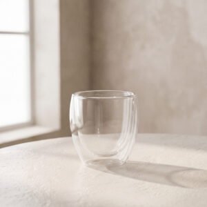 Double-Wall Glass Cup - Set of 2