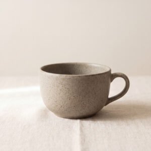 Stoneware Latte Cup - Speckled