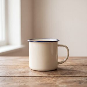 Enamel Camp Mug - Cream