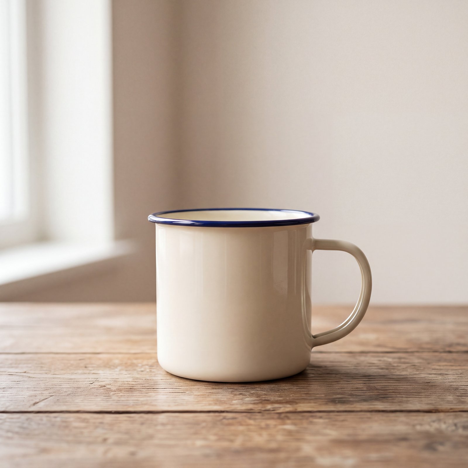 Enamel Camp Mug - Cream
