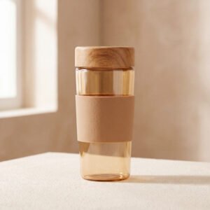 Glass Travel Tumbler - Amber