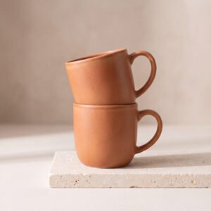 Ceramic Mug Duo - Terracotta