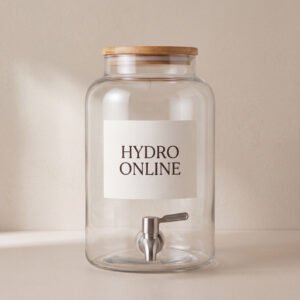 Glass Beverage Dispenser 4L