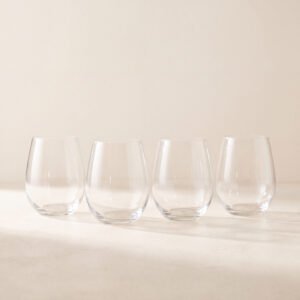 Stemless Wine Glasses - Set of 4