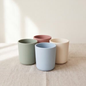 Kids Silicone Cups - Set of 4